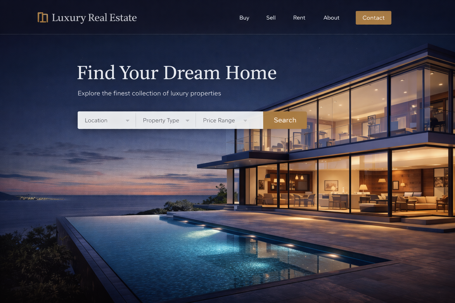 Real Estate Agency Website Demo
